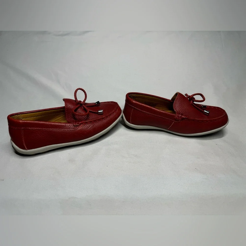 Driver Club USA Little Kids 10.5‎ Nantucket Red Nappa Loafer Narrow Fit